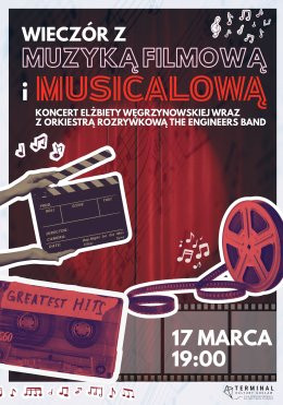 Wieczór z muzyką filmową i musicalową - koncert Elżbiety Węgrzynowskiej wraz z Orkiestrą Rozrywkową 