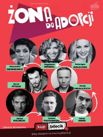 Śrem Wydarzenie Spektakl Żona do adopcji - spektakl komediowy
